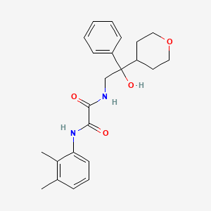 N1-(2,3-dimethylphenyl)-N2-(2-hydroxy-2-phenyl-2-(tetrahydro-2H-pyran-4-yl)ethyl)oxalamide