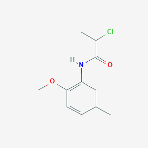2-chloro-N-(2-methoxy-5-methylphenyl)propanamide