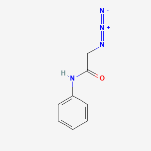 molecular formula C8H8N4O B2896893 2-叠氮基-N-苯基乙酰胺 CAS No. 10258-71-6