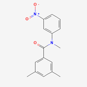 molecular formula C16H16N2O3 B2896896 N,3,5-trimethyl-N-(3-nitrophenyl)benzamide CAS No. 338757-45-2