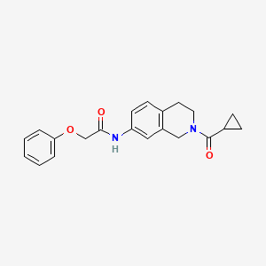 N-(2-(cyclopropanecarbonyl)-1,2,3,4-tetrahydroisoquinolin-7-yl)-2-phenoxyacetamide