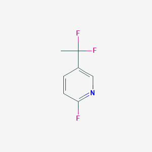 B2896912 5-(1,1-Difluoroethyl)-2-fluoropyridine CAS No. 2361636-04-4