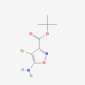 Tert-butyl 5-amino-4-bromo-1,2-oxazole-3-carboxylate