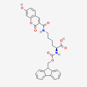 molecular formula C31H28N2O8 B2896923 Fmoc-Lys(HOC)-OH CAS No. 1157859-84-1