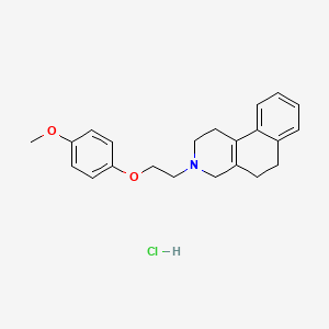 3-[2-(4-methoxyphenoxy)ethyl]-1H,2H,3H,4H,5H,6H-benzo[f]isoquinoline hydrochloride