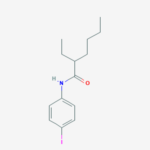 molecular formula C14H20INO B289693 2-ethyl-N-(4-iodophenyl)hexanamide 
