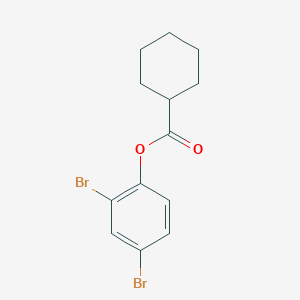 2,4-Dibromophenyl cyclohexanecarboxylate