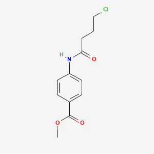 molecular formula C12H14ClNO3 B2896965 Methyl 4-(4-chlorobutanoylamino)benzoate CAS No. 353765-74-9