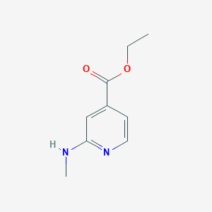 molecular formula C9H12N2O2 B2896973 Ethyl 2-(methylamino)isonicotinate CAS No. 2248347-12-6