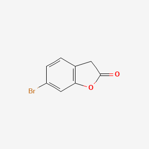 molecular formula C8H5BrO2 B2897009 2(3H)-苯并呋喃酮、6-溴- CAS No. 742079-90-9