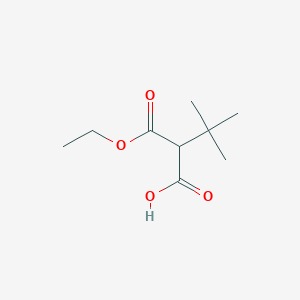 molecular formula C9H16O4 B2897034 2-(Ethoxycarbonyl)-3,3-dimethylbutanoic acid CAS No. 83096-36-0