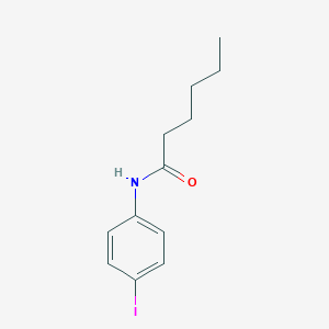 molecular formula C12H16INO B289705 N-(4-iodophenyl)hexanamide 