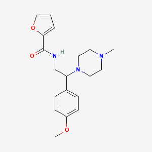 N-(2-(4-methoxyphenyl)-2-(4-methylpiperazin-1-yl)ethyl)furan-2-carboxamide