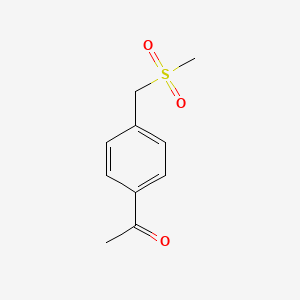 1-[4-(Methanesulfonylmethyl)phenyl]ethanone