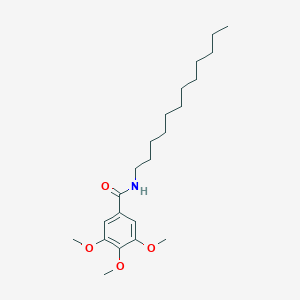 molecular formula C22H37NO4 B289708 N-dodecyl-3,4,5-trimethoxybenzamide 