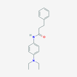 N-[4-(diethylamino)phenyl]-3-phenylpropanamide