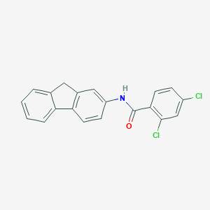 molecular formula C20H13Cl2NO B289711 2,4-dichloro-N-(9H-fluoren-2-yl)benzamide 