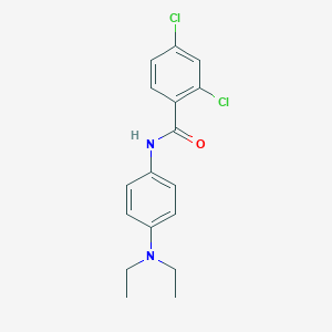 molecular formula C17H18Cl2N2O B289712 2,4-dichloro-N-[4-(diethylamino)phenyl]benzamide 