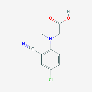 2-[(4-Chloro-2-cyanophenyl)(methyl)amino]acetic acid