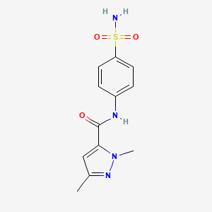 1,3-dimethyl-N-(4-sulfamoylphenyl)-1H-pyrazole-5-carboxamide