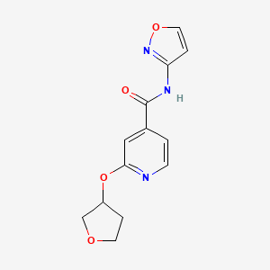 N-(isoxazol-3-yl)-2-((tetrahydrofuran-3-yl)oxy)isonicotinamide