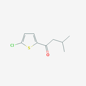 molecular formula C9H11ClOS B2897173 1-(5-氯噻吩-2-基)-3-甲基丁烷-1-酮 CAS No. 1094461-78-5