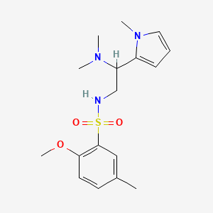 N-(2-(dimethylamino)-2-(1-methyl-1H-pyrrol-2-yl)ethyl)-2-methoxy-5-methylbenzenesulfonamide
