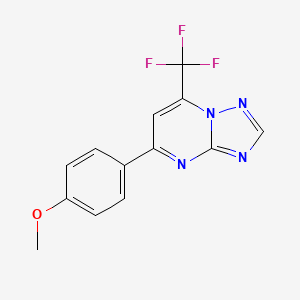 5-(4-Methoxyphenyl)-7-(trifluoromethyl)[1,2,4]triazolo[1,5-a]pyrimidine