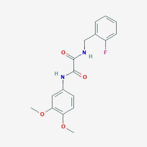 N1-(3,4-dimethoxyphenyl)-N2-(2-fluorobenzyl)oxalamide