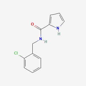 N-[(2-chlorophenyl)methyl]-1H-pyrrole-2-carboxamide