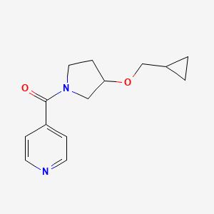 [3-(Cyclopropylmethoxy)-1-pyrrolidinyl](4-pyridyl)methanone