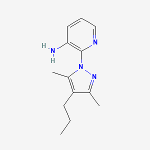 2-(3,5-dimethyl-4-propyl-1H-pyrazol-1-yl)-3-pyridinamine
