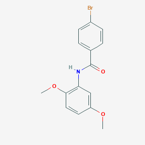 molecular formula C15H14BrNO3 B289721 4-bromo-N-(2,5-dimethoxyphenyl)benzamide 