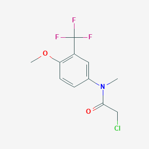2-Chloro-N-[4-methoxy-3-(trifluoromethyl)phenyl]-N-methylacetamide
