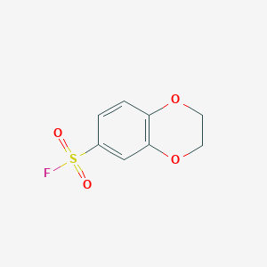 molecular formula C8H7FO4S B2897213 2,3-二氢-1,4-苯并二氧杂环-6-磺酰氟 CAS No. 1368844-00-1