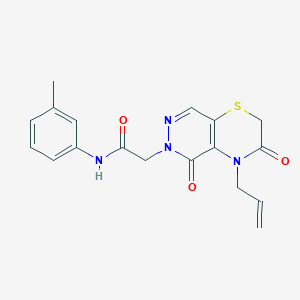 N-(3,4-difluorophenyl)-N-(4-fluorobenzyl)-3-methyl[1,2,4]triazolo[4,3-a]pyridine-8-sulfonamide