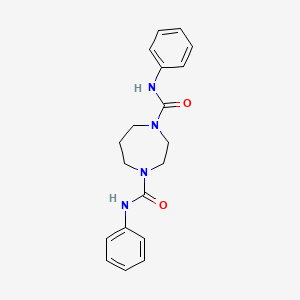 molecular formula C19H22N4O2 B2897239 N1,N4-diphenyl-1,4-diazepane-1,4-dicarboxamide CAS No. 710329-21-8