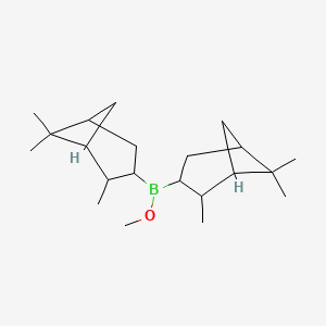 molecular formula C21H37BO B2897265 Methoxy-bis(2,6,6-trimethyl-3-bicyclo[3.1.1]heptanyl)borane CAS No. 99438-28-5