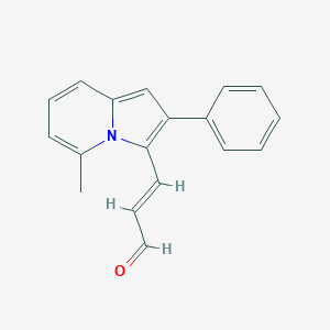 3-(5-Methyl-2-phenyl-3-indolizinyl)acrylaldehyde