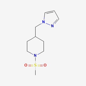 4-((1H-pyrazol-1-yl)methyl)-1-(methylsulfonyl)piperidine