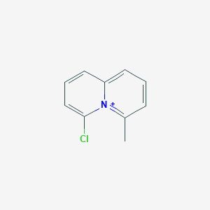 4-Chloro-6-methylquinolizinium