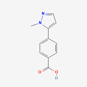 molecular formula C11H10N2O2 B2897324 4-(2-Methyl-2H-pyrazol-3-yl)-benzoic acid CAS No. 1189977-24-9