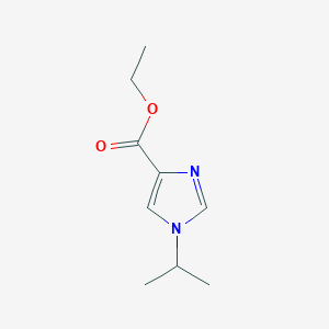 molecular formula C9H14N2O2 B2897328 Ethyl 1-isopropyl-1H-imidazole-4-carboxylate CAS No. 1260793-84-7