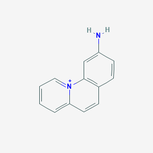 9-Aminopyrido[1,2-a]quinolinium