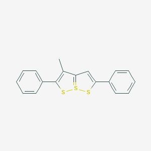 3-Methyl-2,5-diphenyl-7lambda~4~-[1,2]dithiolo[5,1-e][1,2]dithiole