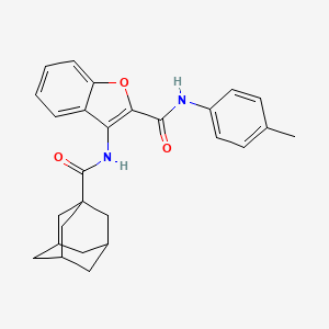 3-[(1-adamantylcarbonyl)amino]-N-(4-methylphenyl)-1-benzofuran-2-carboxamide
