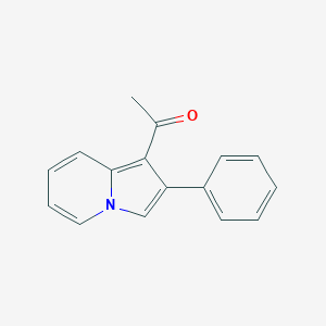 molecular formula C16H13NO B289737 1-(2-Phenyl-1-indolizinyl)ethanone 