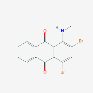 2,4-Dibromo-1-(methylamino)anthracene-9,10-dione