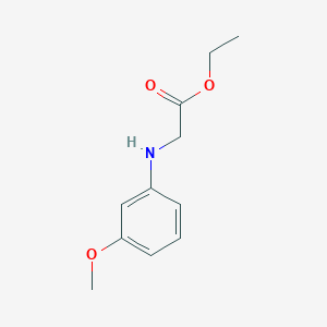 molecular formula C11H15NO3 B2897445 Ethyl 2-(3-methoxyanilino)acetate CAS No. 62750-10-1