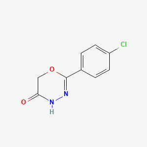 2-(4-chlorophenyl)-4H-1,3,4-oxadiazin-5(6H)-one